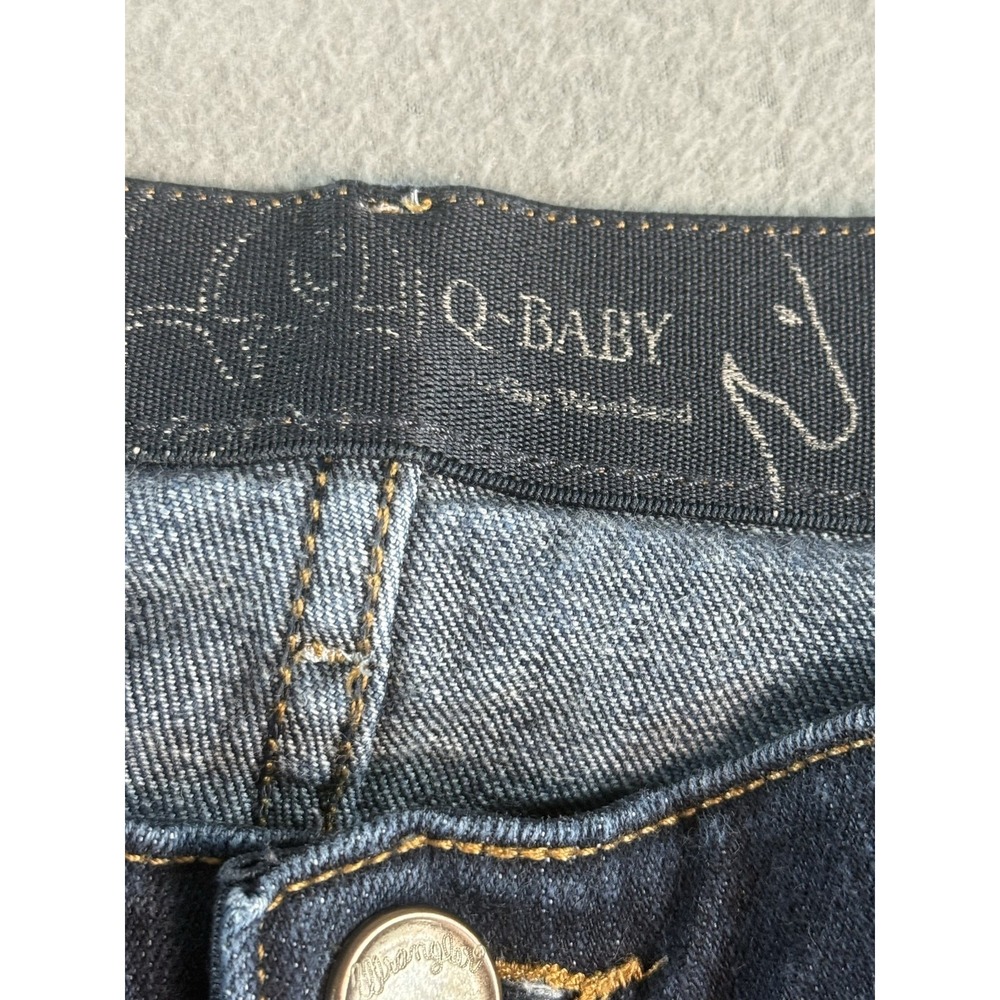 Wrangler Q-Baby Jeans Womens 31 Medium Wash Mid Rise Bootcut Stretch WRQ20DD - Picture 3 of 9